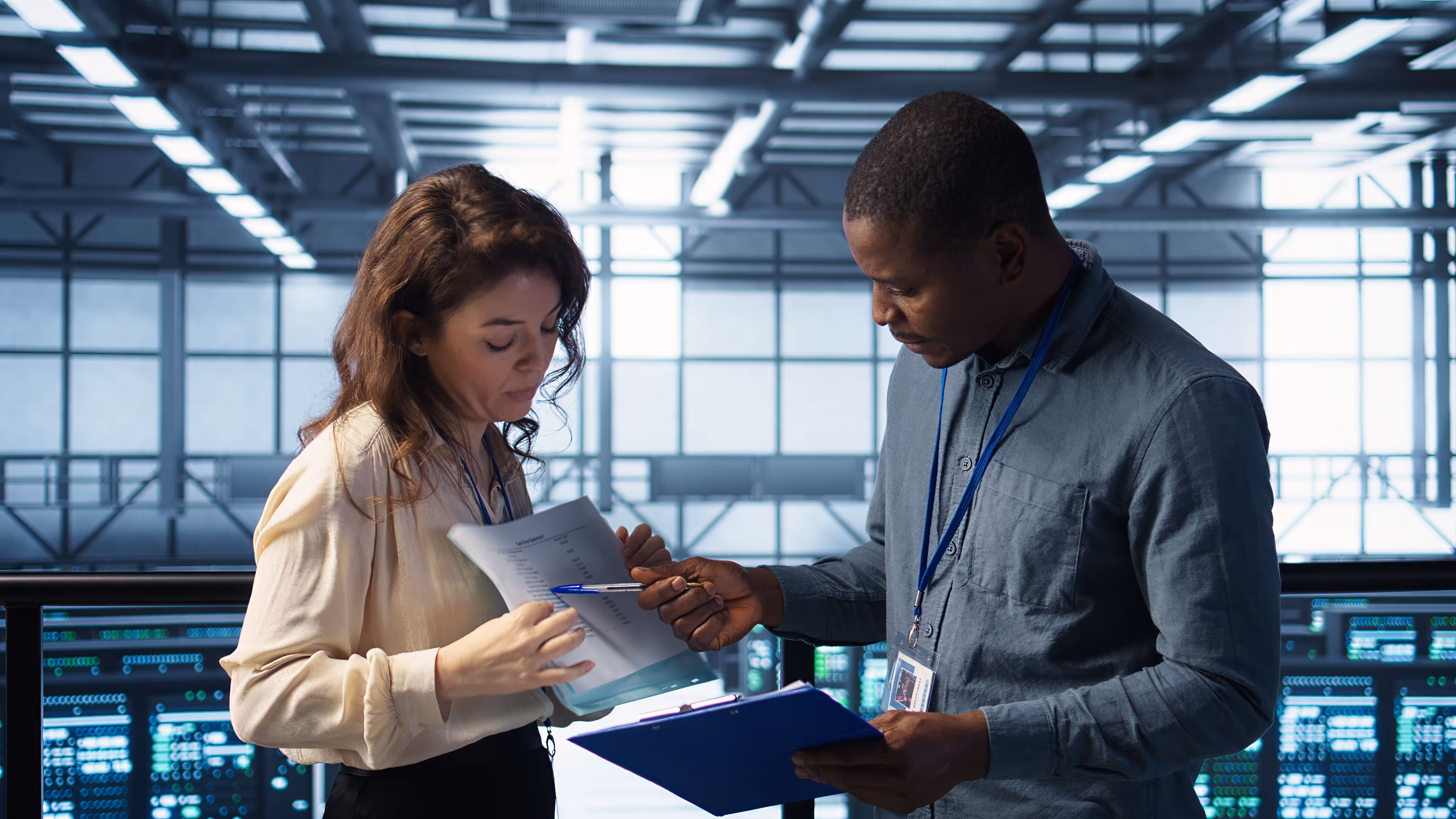 Authorization specialist preparing payer documentation